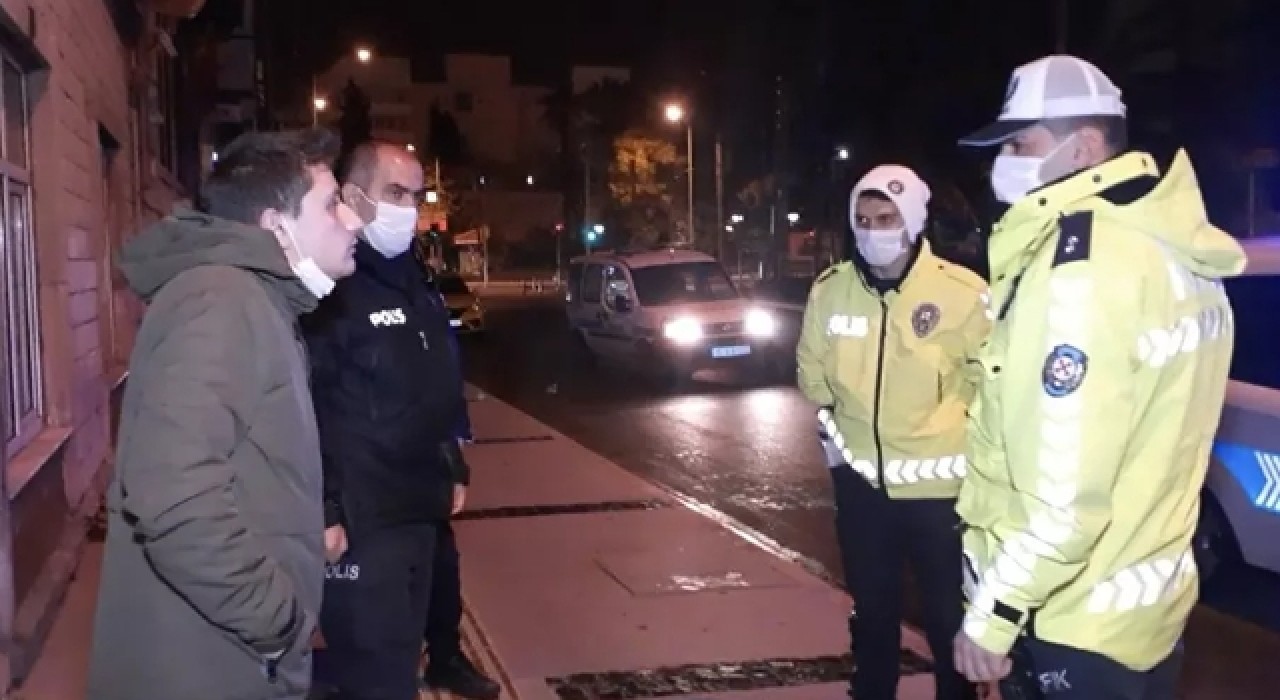 Sokağa çıkma yasağını ihlal ettiği için 5 bin 828 lira ceza kesilen alkollü sürücü: Sanki ben teröristim