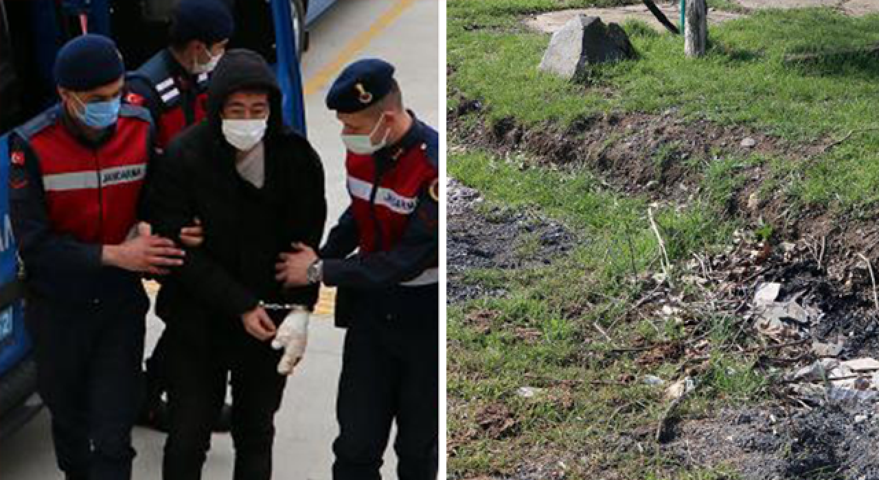 Tartıştığı eşinin üzerine benzin döküp yaktı