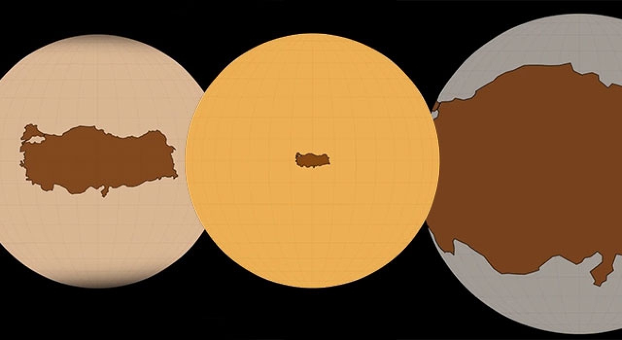 Türkiye, Diğer Gezegen ve Uydularda Olsaydı Nasıl Görünecekti?