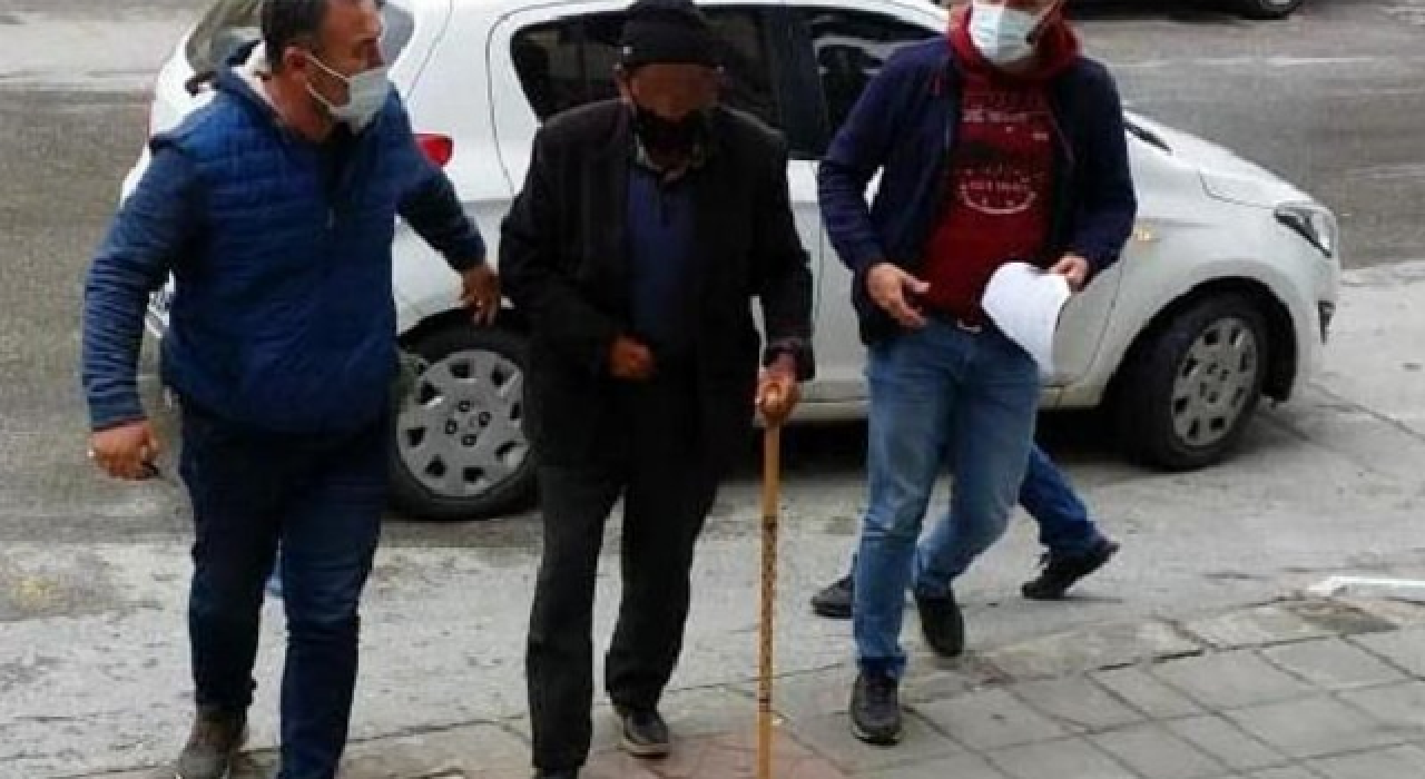 Bastonlu tacizciye gözaltı