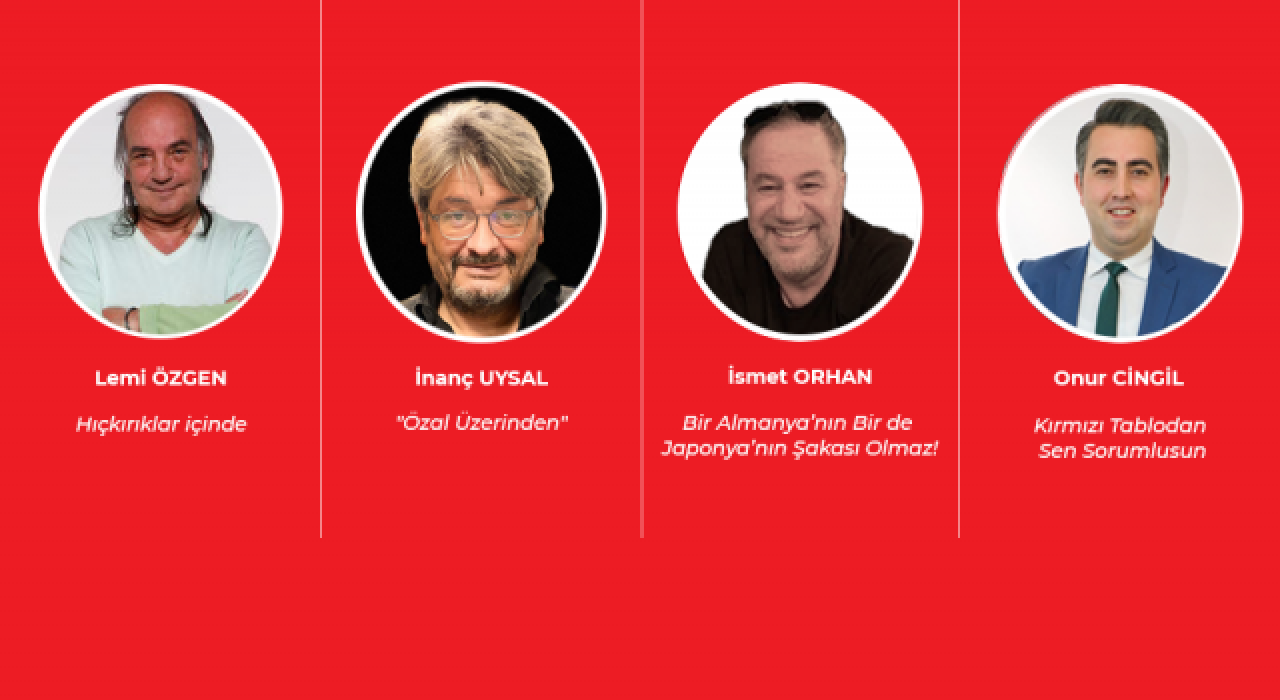 Günün yazıları...