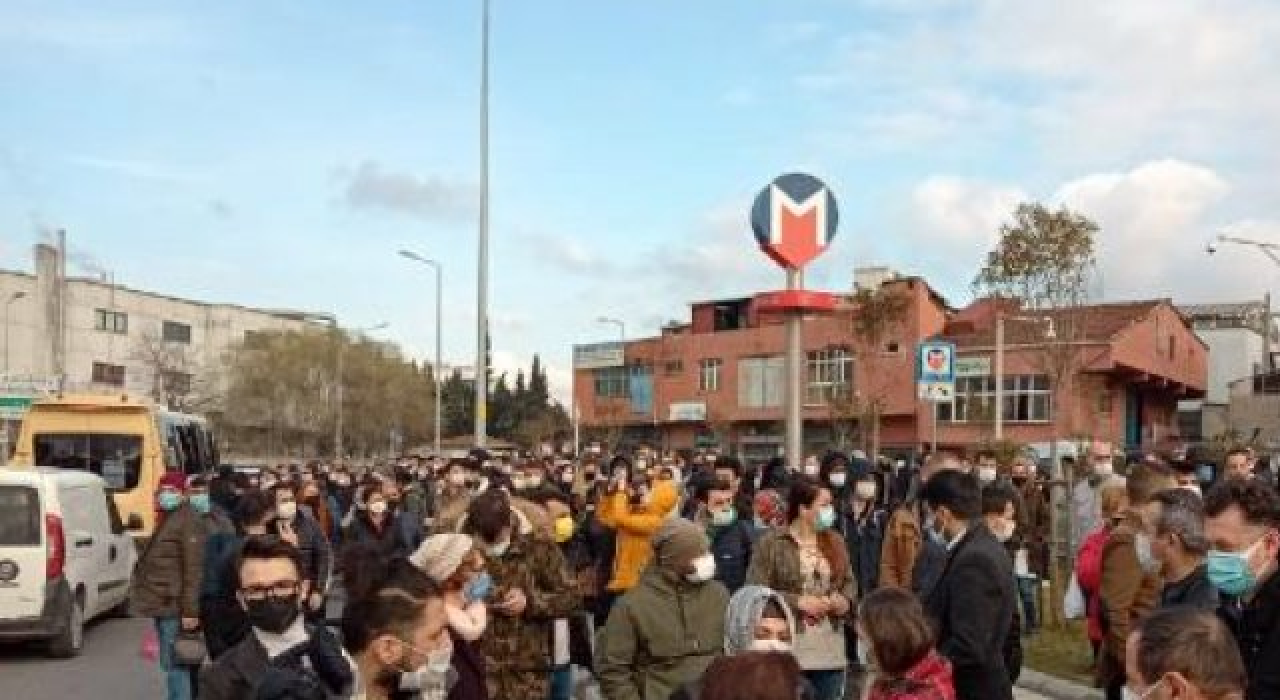İstanbul'da metro hattında trafo yangını