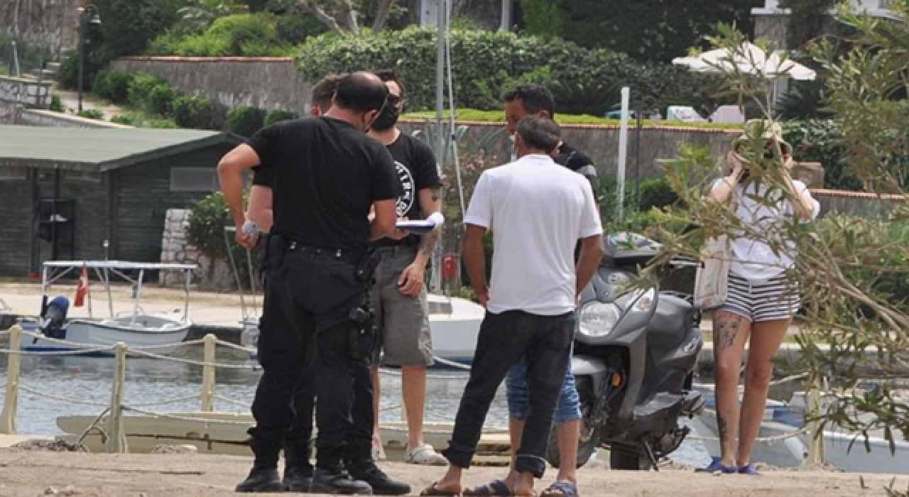 Bodrum'da T.C kimliği olanlara ceza kesildi
