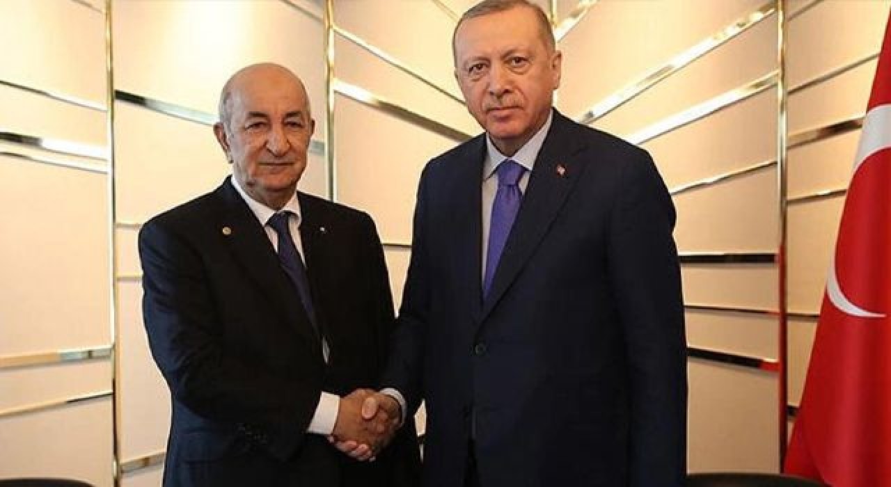 Erdoğan, Cezayir Cumhurbaşkanı Tebbun ile görüştü