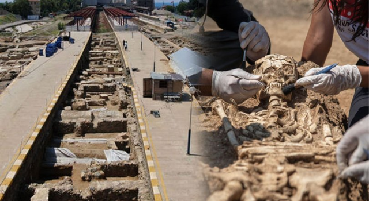 Haydarpaşa Garı'ndaki kazılarda 2 bin 400 yıllık anıt bulundu