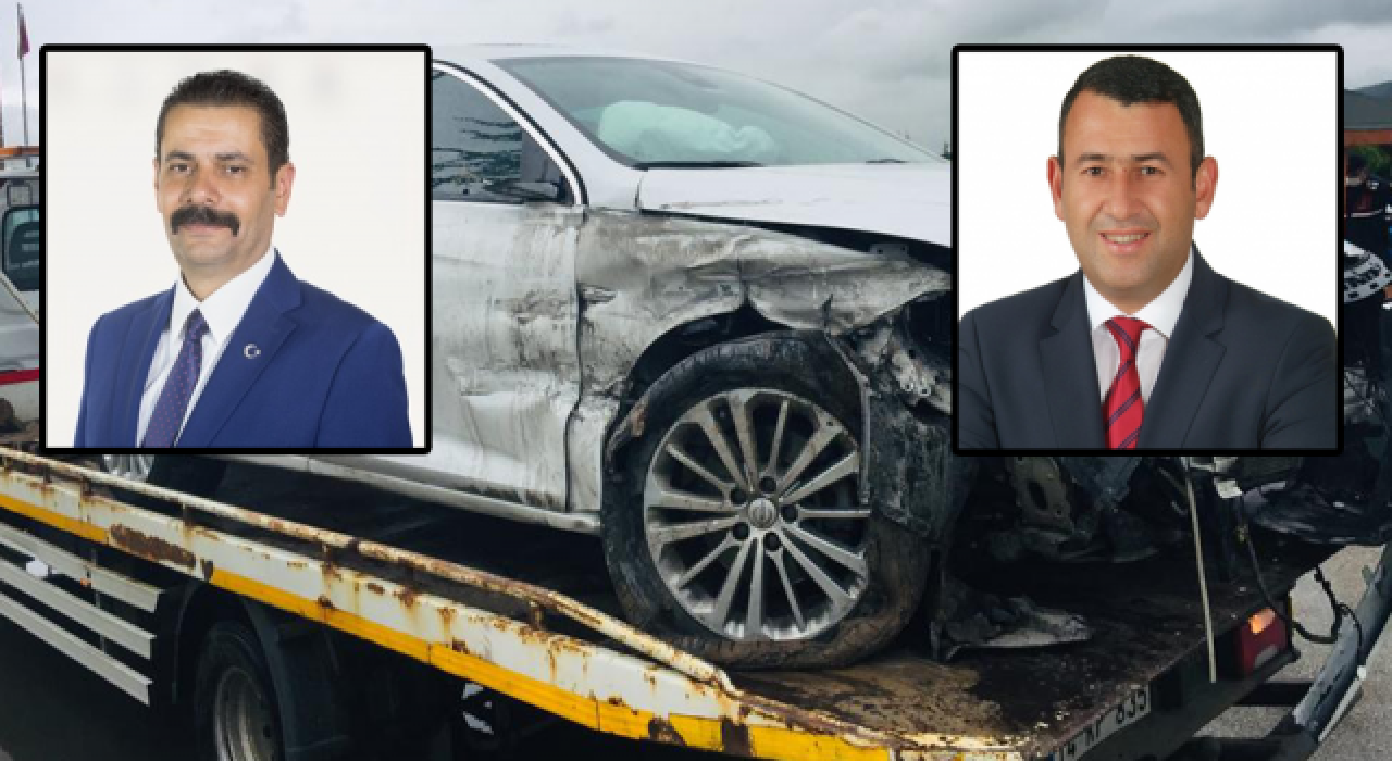 MHP milletvekillerinin içinde bulunduğu otomobil kaza yaptı