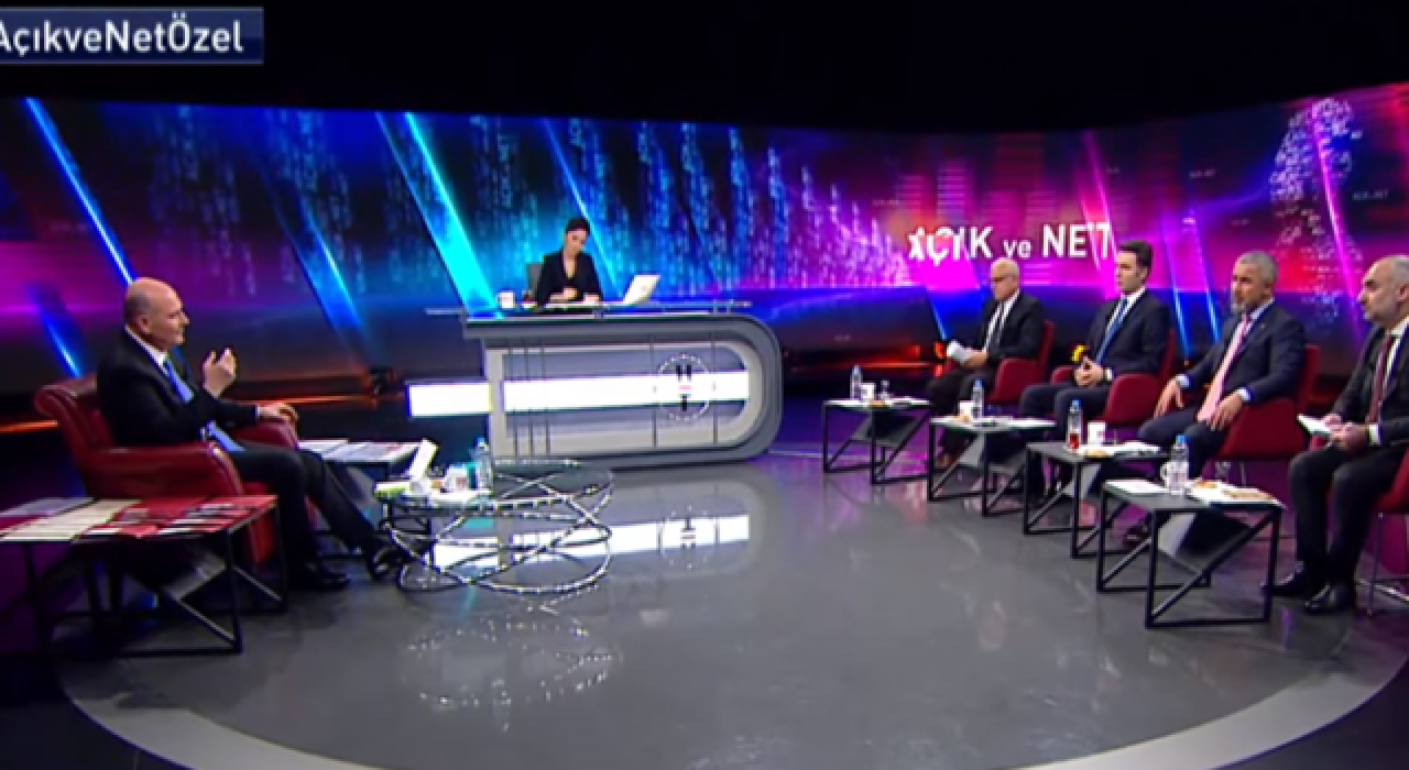 Soylu'nun katıldığı yayına Twitter'dan tepki yağdı