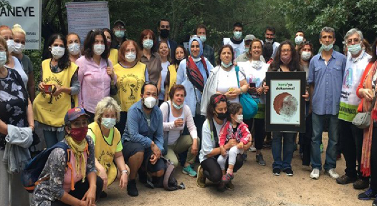 Validebağ Korusu'na yapılacak millet bahçesine karşı çevreciler nöbette