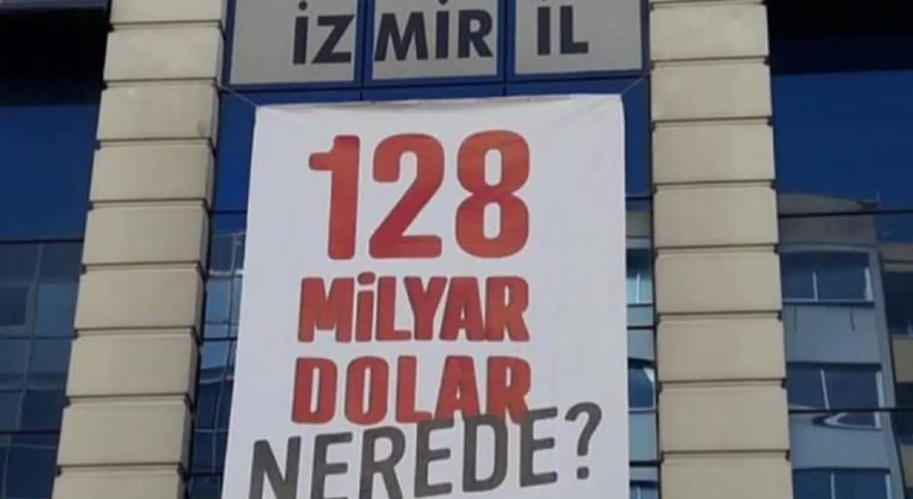 "128 milyar dolar nerede?" pankartına ceza mahkemeden döndü