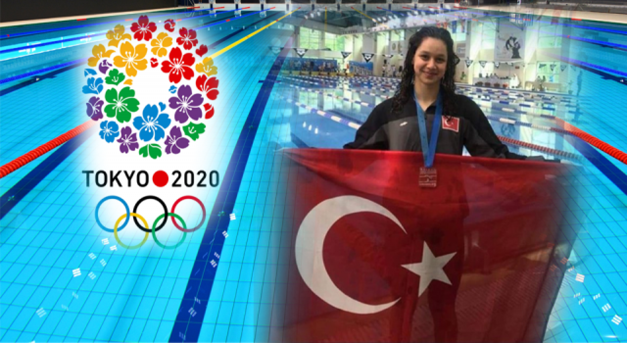 2020 Tokyo Olimpiyat Oyunlarında milli yüzücü Defne Taçyıldız yarı finalde