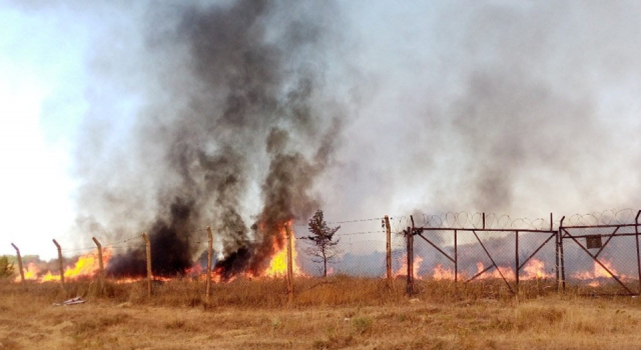 Kışlada yangın çıkaran kişi tutuklandı