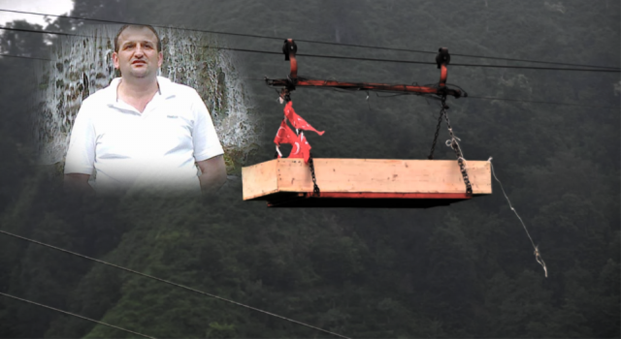 Rize’de teleferik kazası: 1 ölü