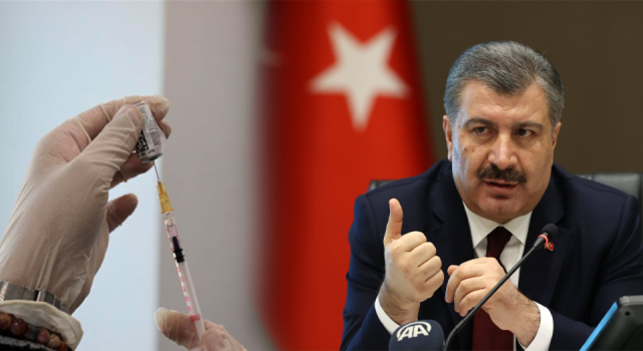 Sağlık Bakanı: Henüz 24 saat dolmadan 1 milyon kişinin daha ilk veya yeni doz aşısı yapıldı