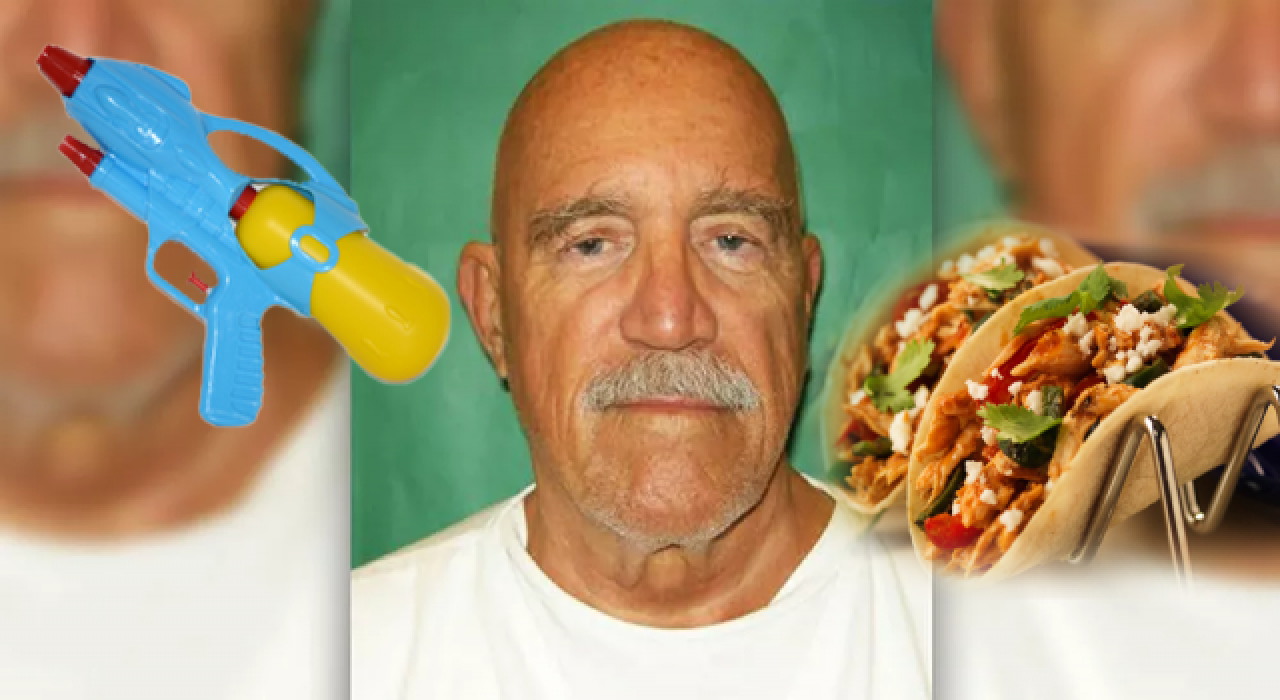 Su tabancasıyla "soygun" yapıp 264 dolarlık taco çalmıştı: