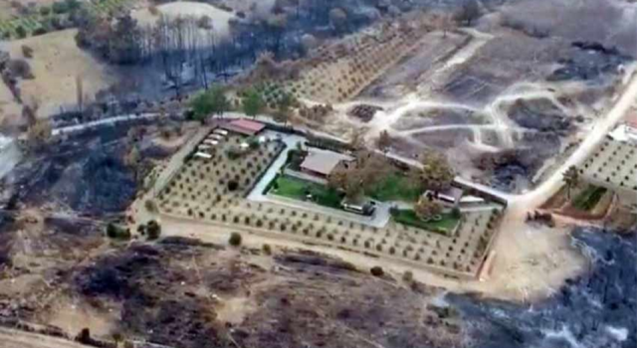 Manavgat Kalemler'de köyün tamamı yandı; yanmayan tek bir yer var!