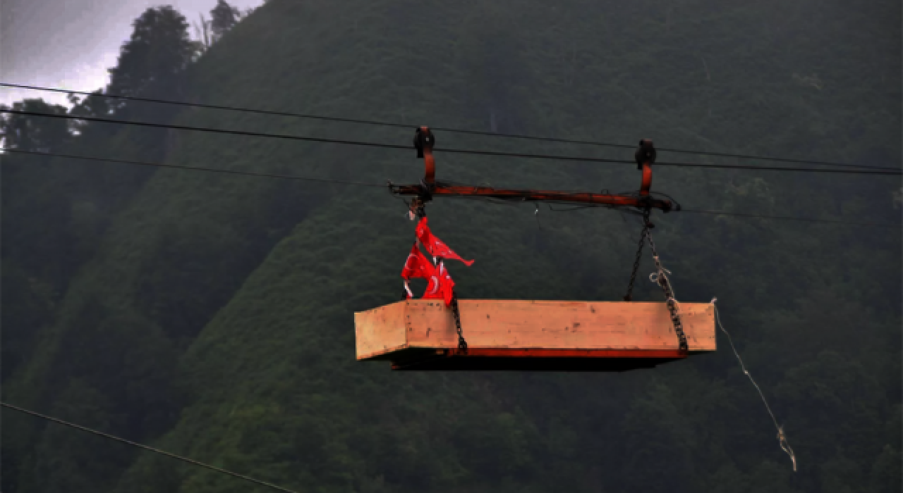 Rize'de, teleferikten düşen kadın hayatını kaybetti
