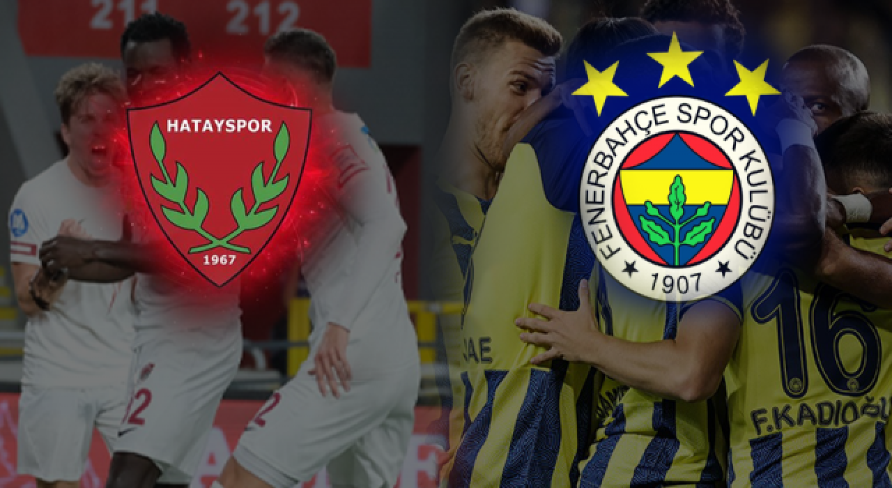 Fenerbahçe, Hatayspor deplasmanında! İlk 11'ler belli oldu