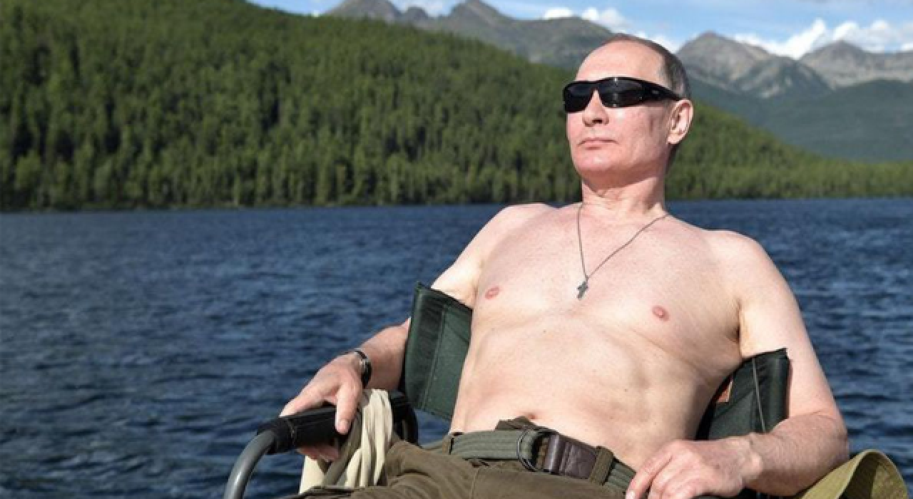 Putin Sibirya'da tatil yapıyor