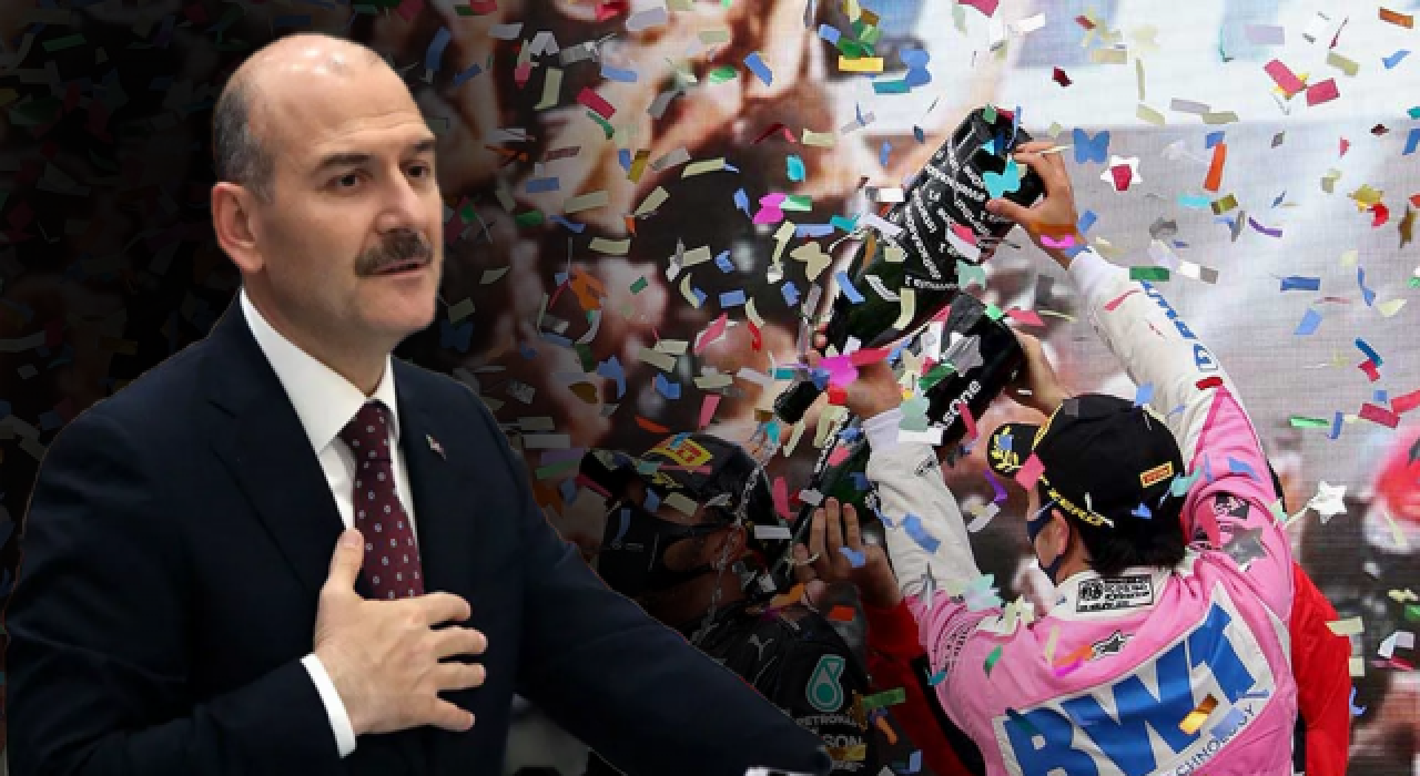 Bakan Soylu: Formula 1’deki kutlama İçişleri Bakanı’nın özel izni ile gerçekleşmiş, ben de ilk kez duydum