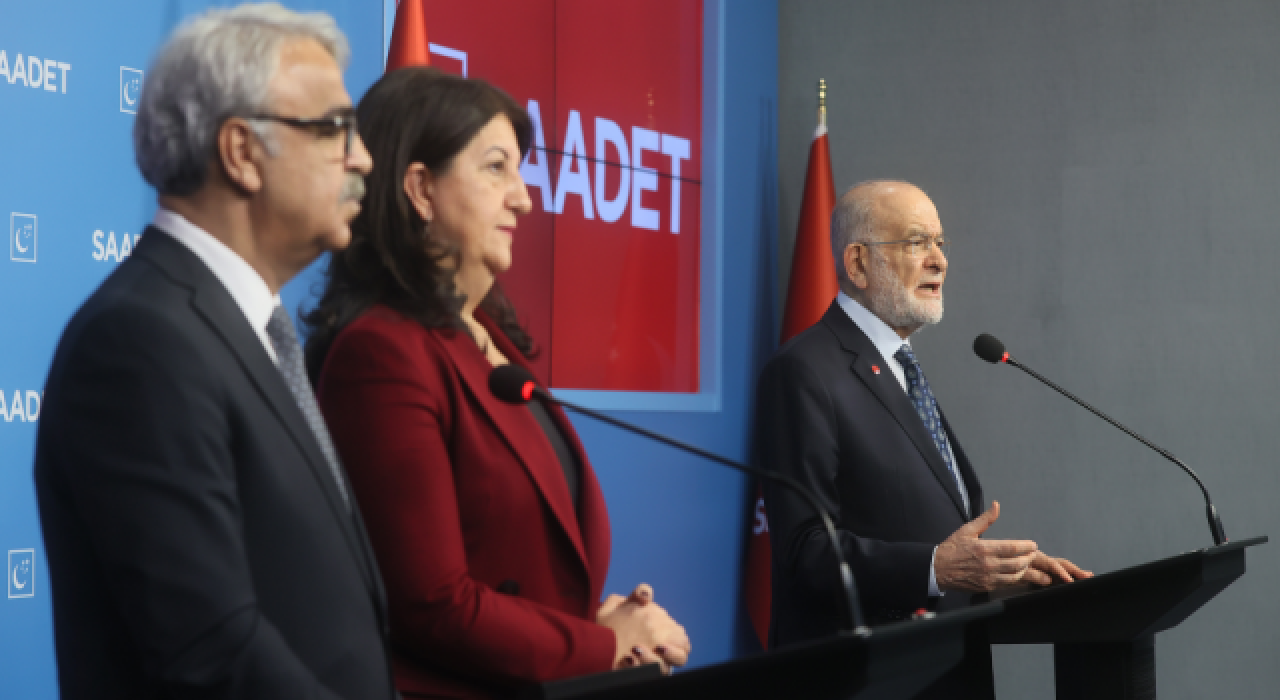 Saadet Partisi ve HDP bir araya geldi