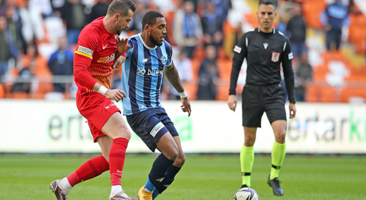 Adana Demirspor, Kayserispor ile 1-1 berabere kaldı