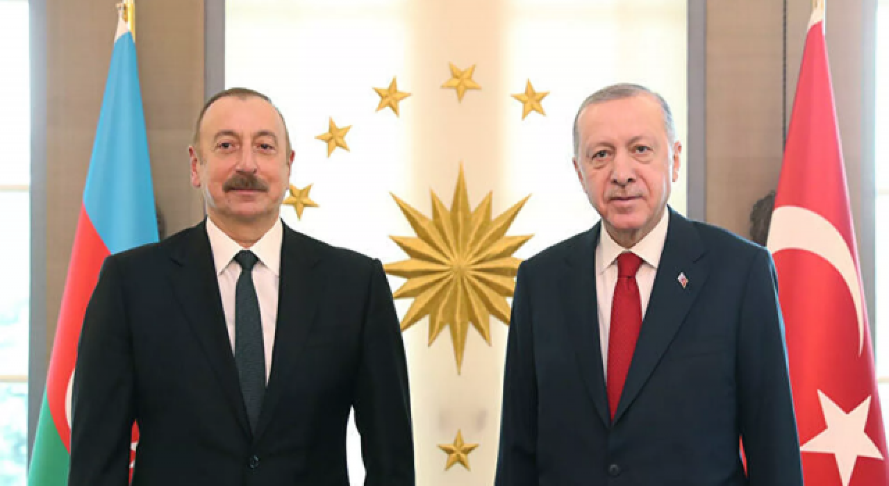 Cumhurbaşkanı Erdoğan, Azerbaycan Cumhurbaşkanı Aliyev ile görüştü