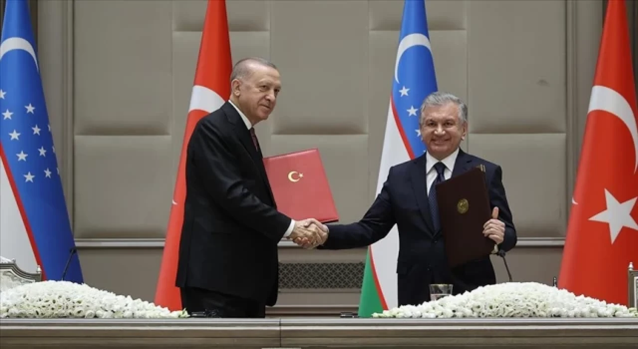 Türkiye ile Özbekistan arasında 10 anlaşma imzalandı