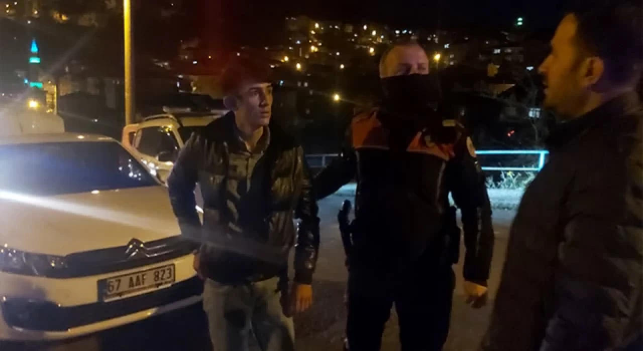 Ehliyetsiz yakalanan oğlu ceza almasın diye polise yalvardı!