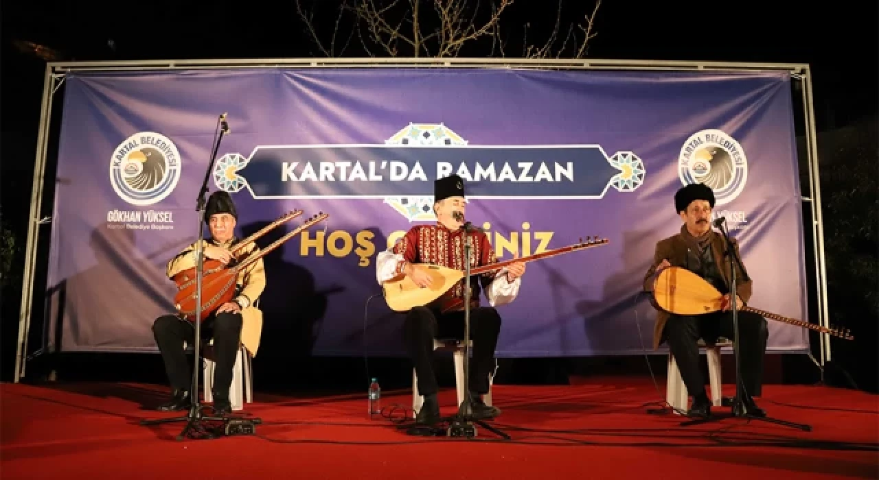 Kartallı vatandaşlar iki yıl aradan sonra Ramazan sofrasında bir araya geldi