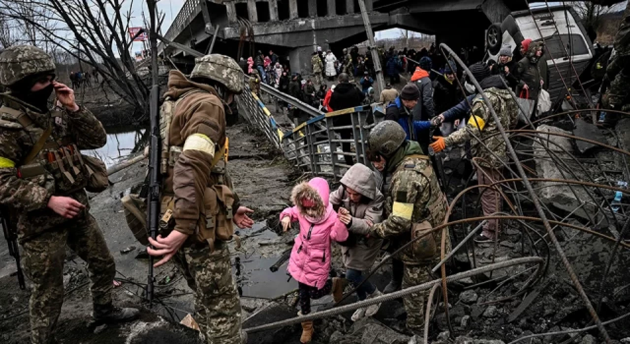 Ukrayna'da 1417 sivil öldü, 4 milyon 176 bin 401 mülteci komşu ülkelerde