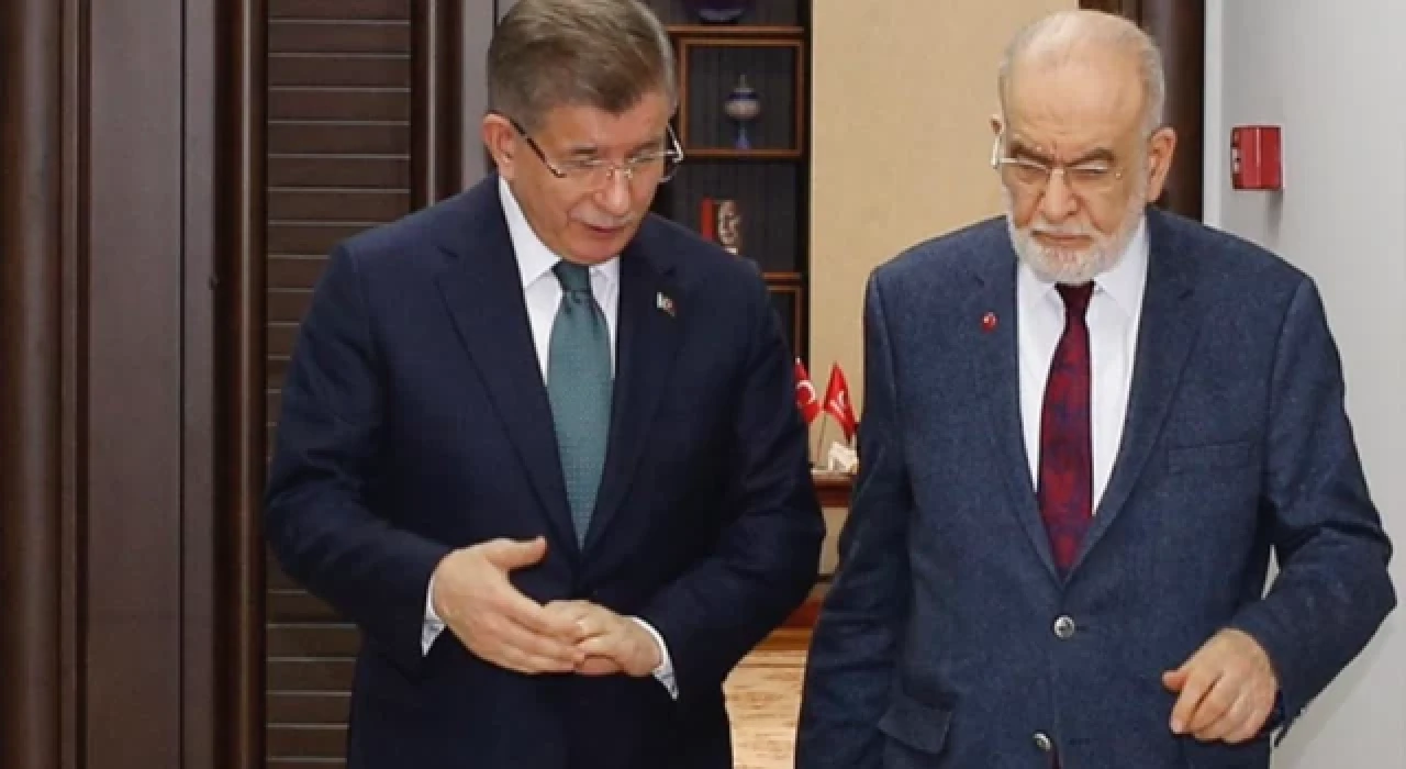 Davutoğlu, Karamollaoğlu'nu ziyaret etti