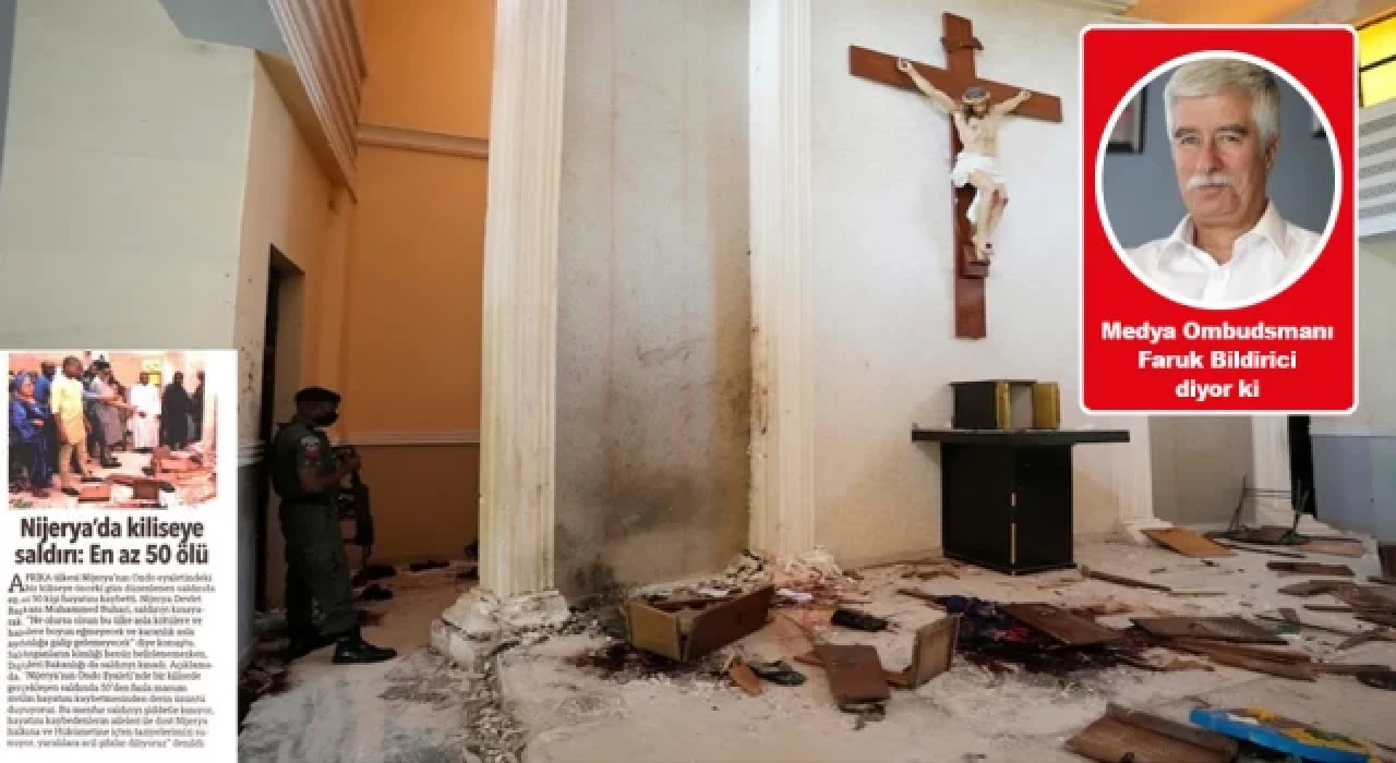 Afrika’daki kiliseye saldırı haber değil miydi?