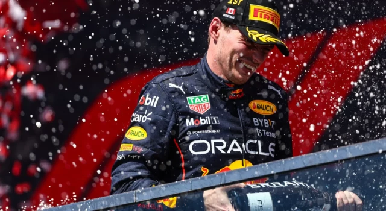 Formula 1 Kanada GP'de zafer Verstappen'in