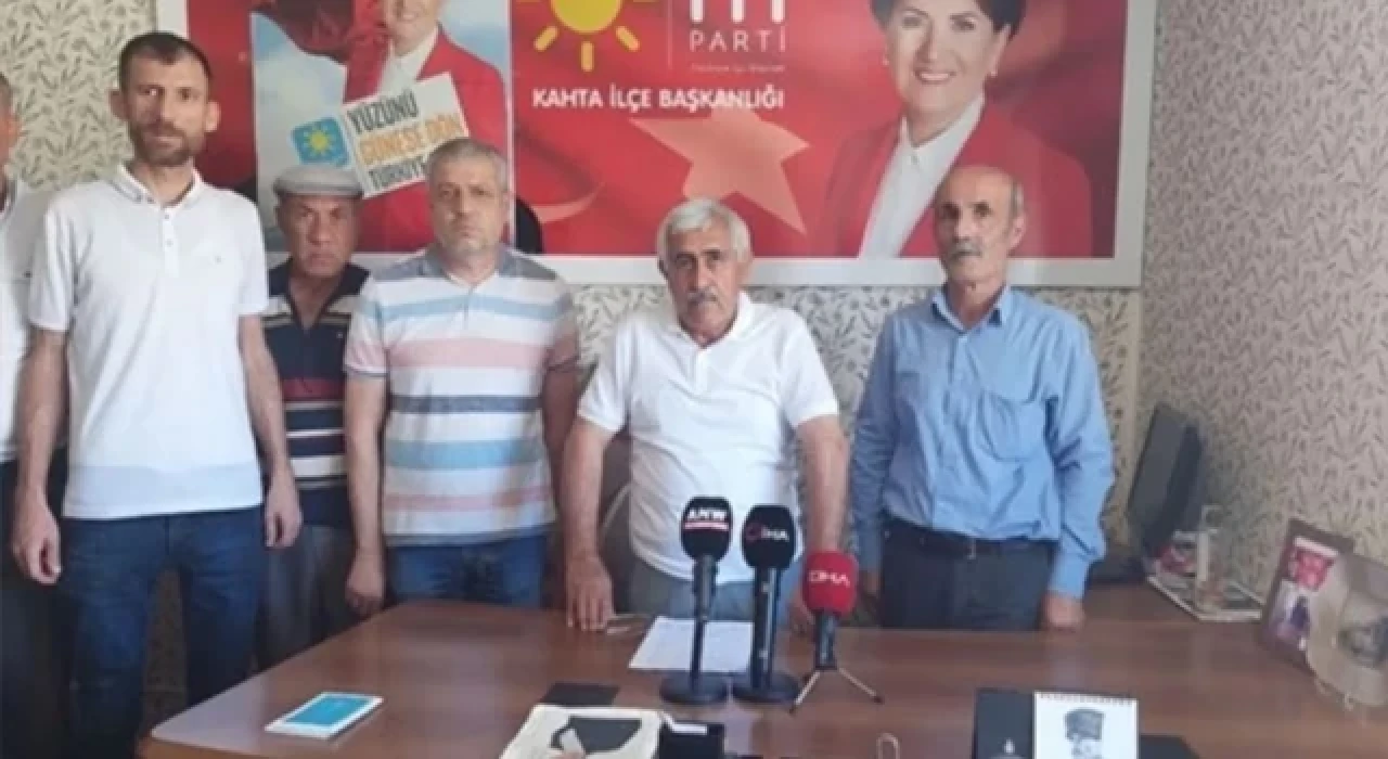 İyi Parti Kahta İlçe Başkanı ve tüm teşkilatı istifa etti