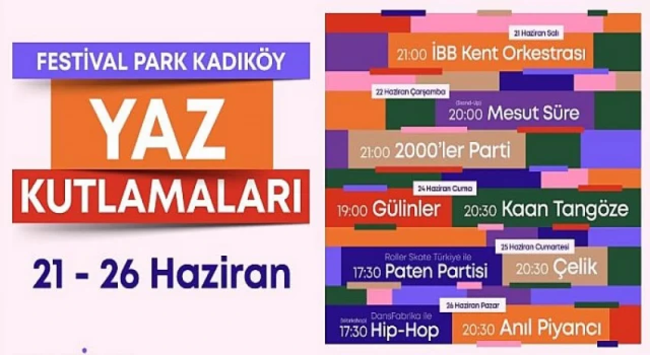 Kadıköy’de Yaz Kutlaması Başlıyor