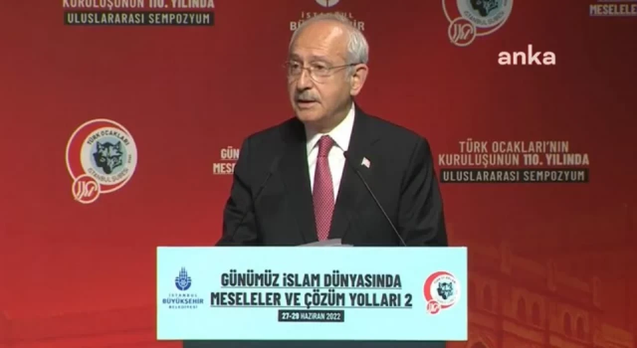 Kılıçdaroğlu: Her gün binlerce Müslüman, Müslümanlar tarafından öldürülürken kafamızı kuma gömemeyiz