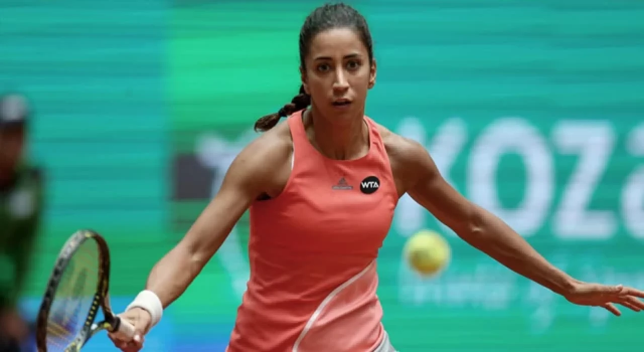 Çağla Büyükakçay 8 ay sonra korta döndü