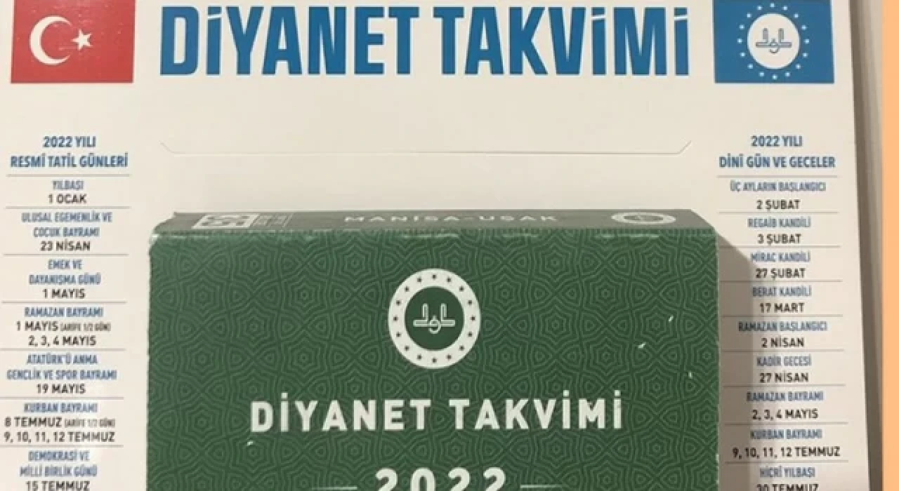 Diyanet, 5 yılda takvimlere 92 milyon TL lira harcadı