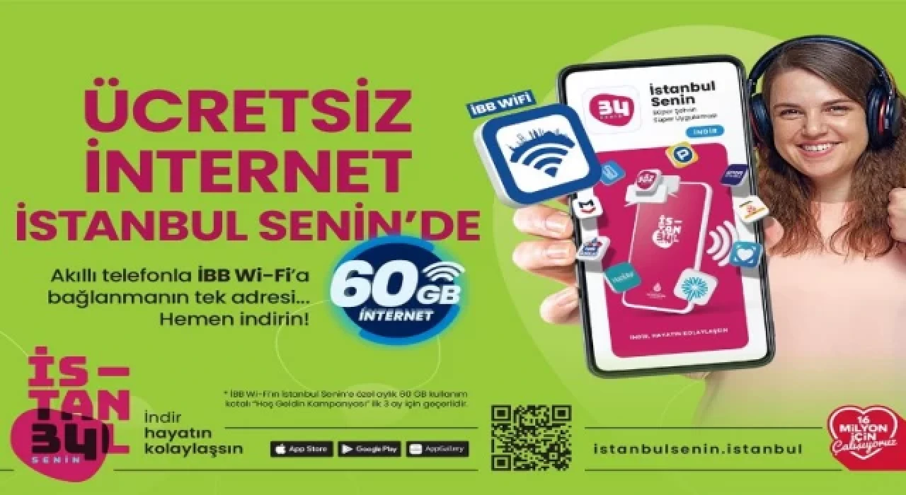İBB Wi-Fi İstanbul Senin’de