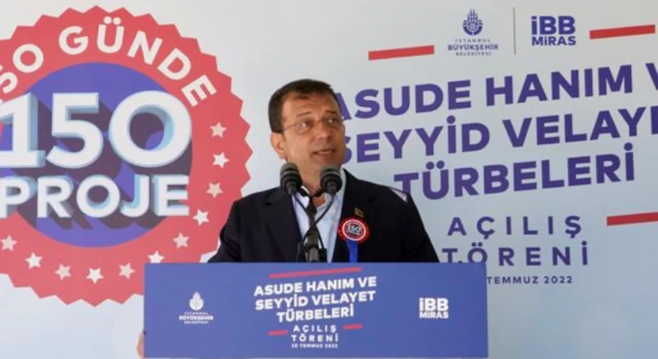 Ekrem İmamoğlu: Çılgın proje kavramı değişmiştir