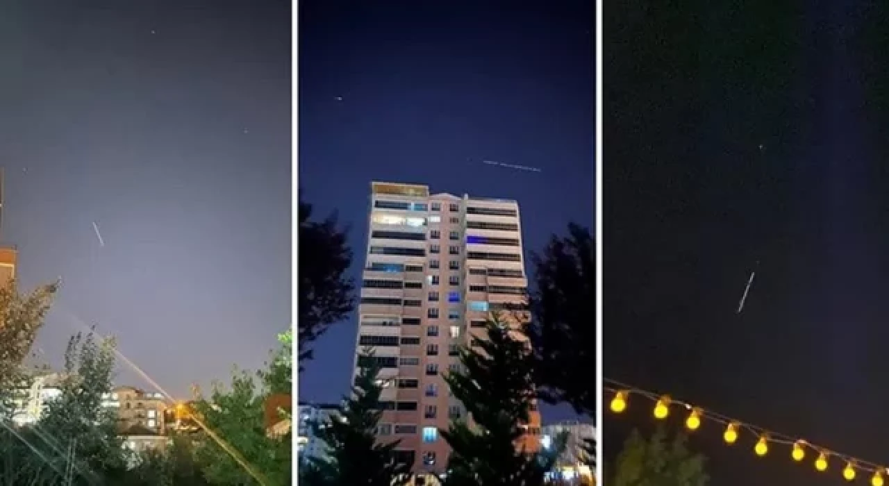 Starlink uyduları zincir şeklinde İstanbul semalarında görüntülendi