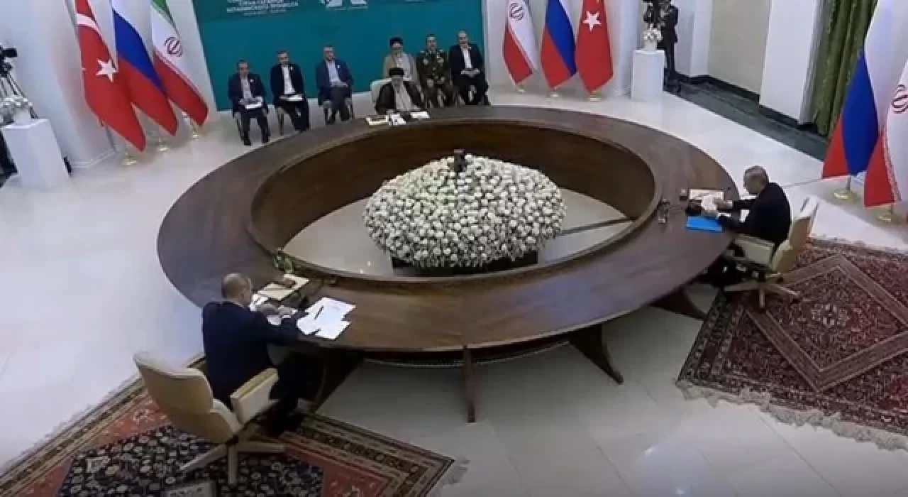 Tahran’daki Erdoğan-Putin-Reisi zirvesi sona erdi