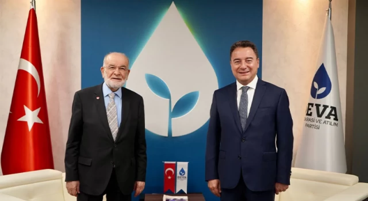 Altılı masada sıra Saadet Partisi’nde: Karamollaoğlu, Babacan’ı ziyaret etti