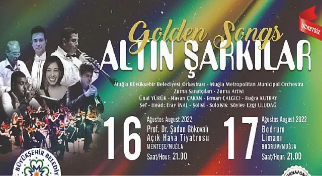 Altın Şarkılar Konseri 16 Ağustos’ta başlıyor