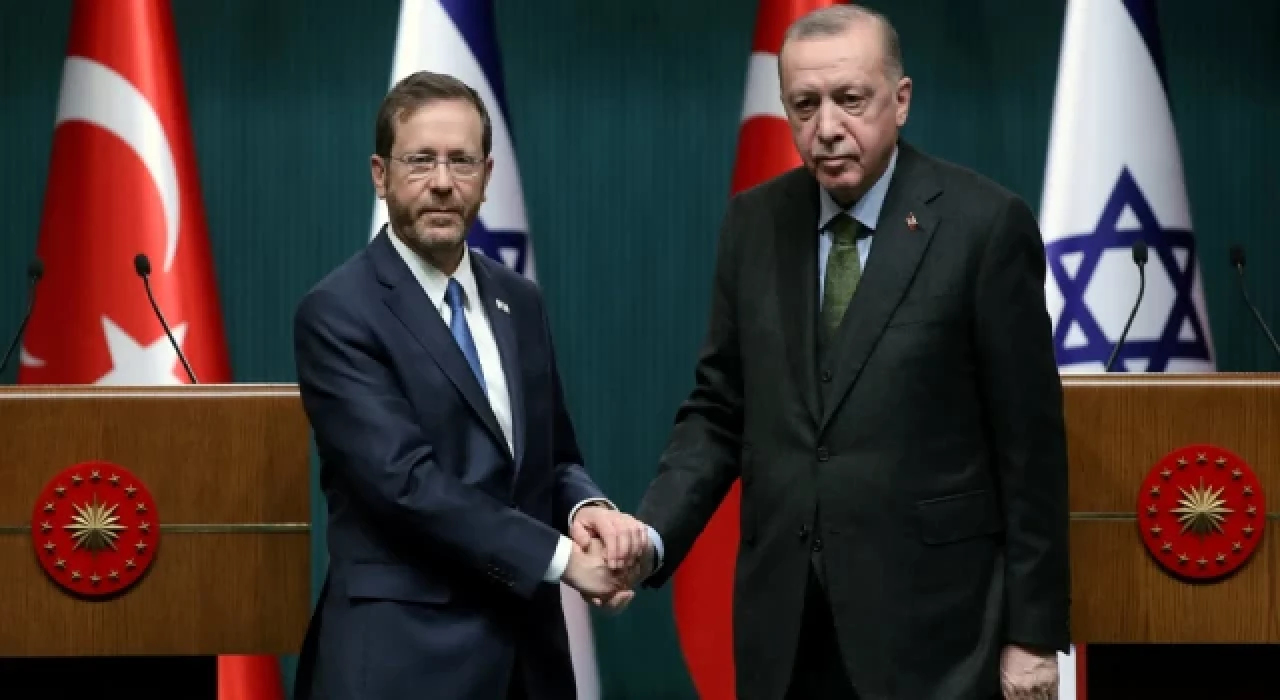 Cumhurbaşkanı Erdoğan, İsrail Cumhurbaşkanı Herzog ile görüştü