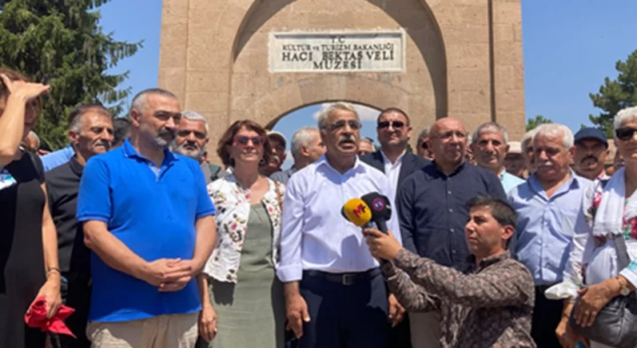 HDP Eş Genel Başkanı Sancar Hacı Bektaş’ta: Aleviler lütuf değil eşit hak istiyor