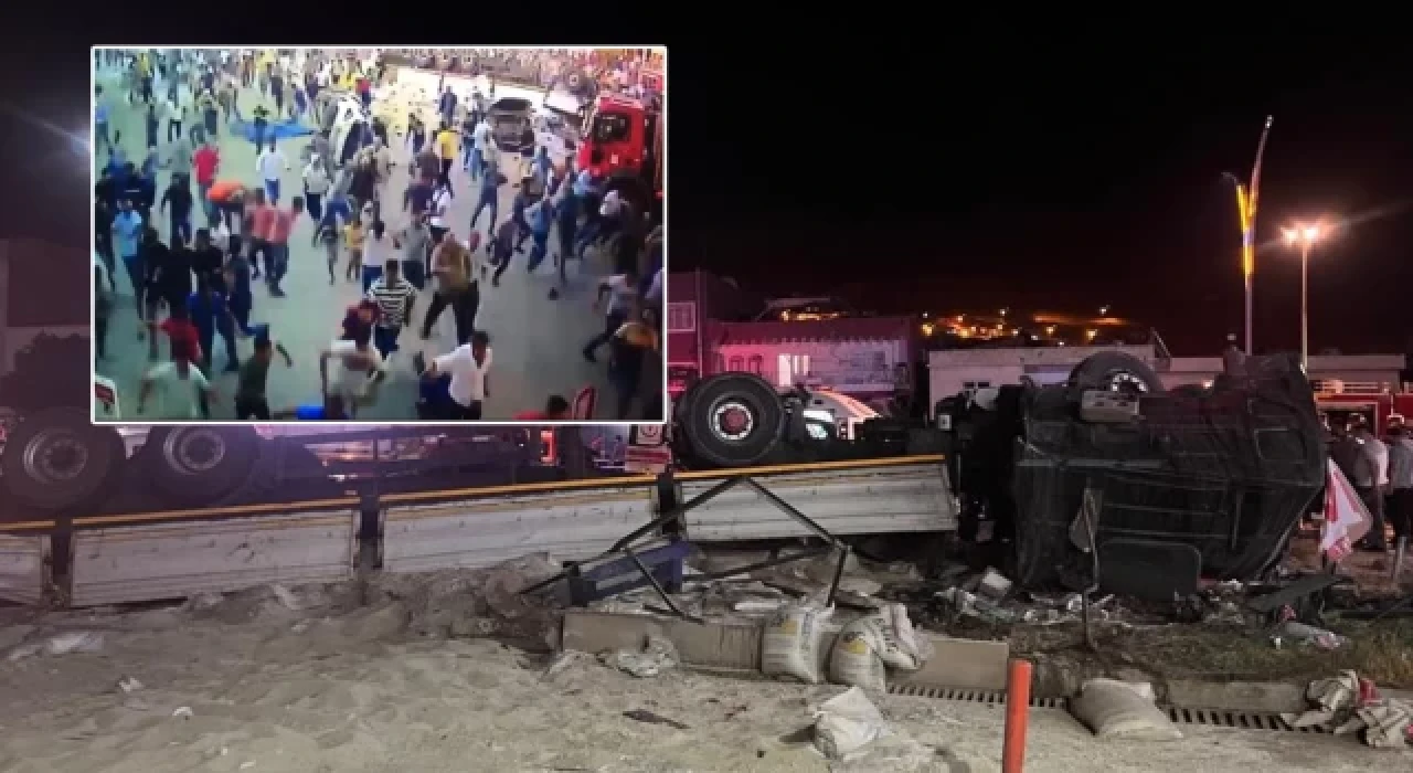 HDP Sözcüsü Günay’dan Derik Hastanesi’nin önünde açıklama: Kazaya neden olan TIR’lar Cengiz Holding’e ait ve uzun zamandır bakımlarının yapılmadığı biliniyor