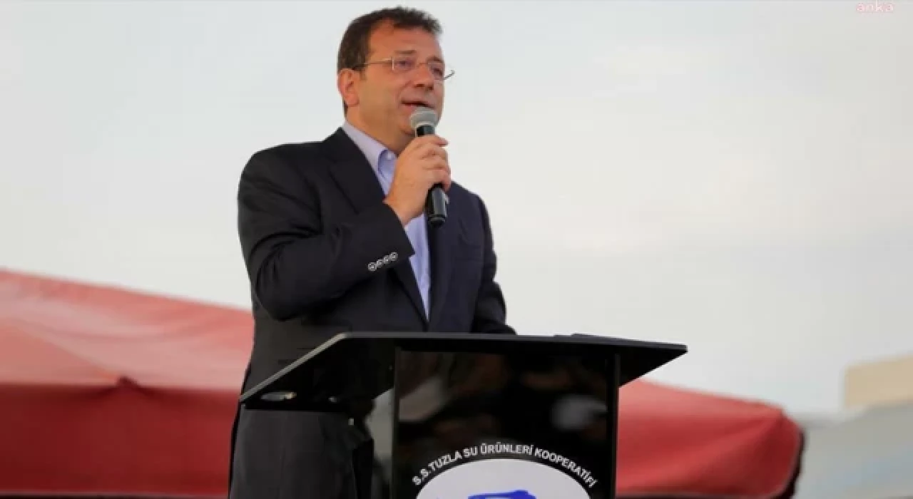 İmamoğlu: Marmara Denizi’nin kıyısında yaşayan tam 28 milyon nüfusa sahibiz; bu yönetilebilir bir şey değil
