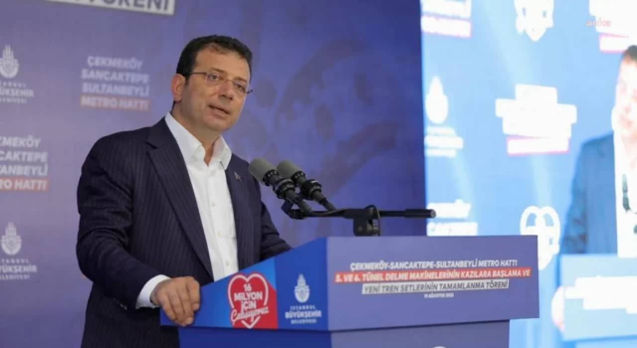 Ekrem İmamoğlu: ‘’İhalelerimizi yapıp yolumuza gümbür gümbür devam edeceğiz’’