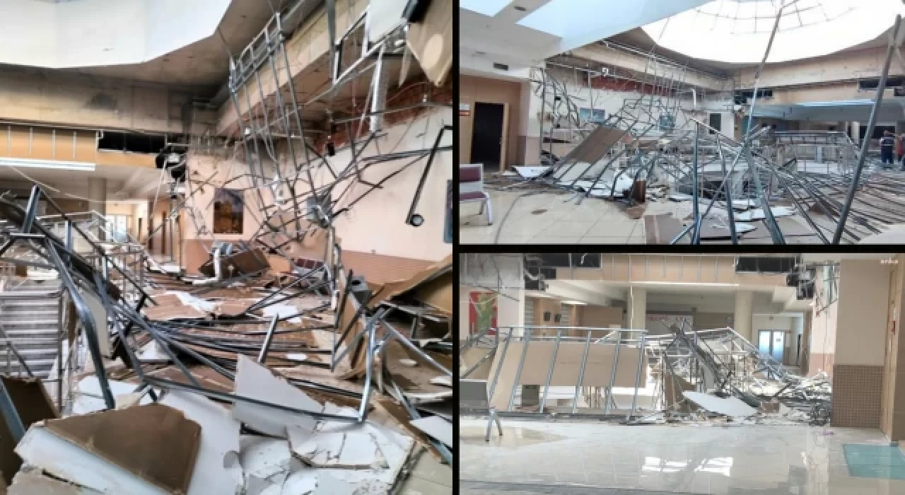 İstanbul Anadolu Adliyesi’nde asma tavan çöktü